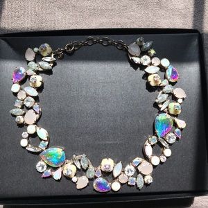 J.Crew Crystal Foliage Necklace